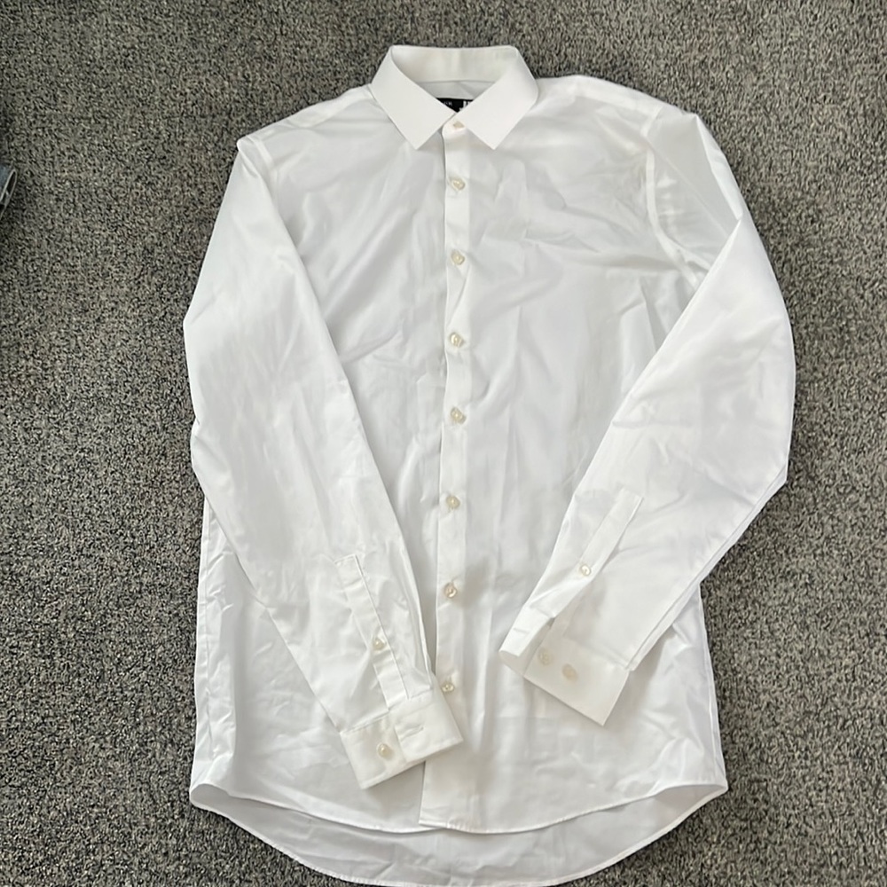 J Ferrar Mens Medium Button Down Shirt